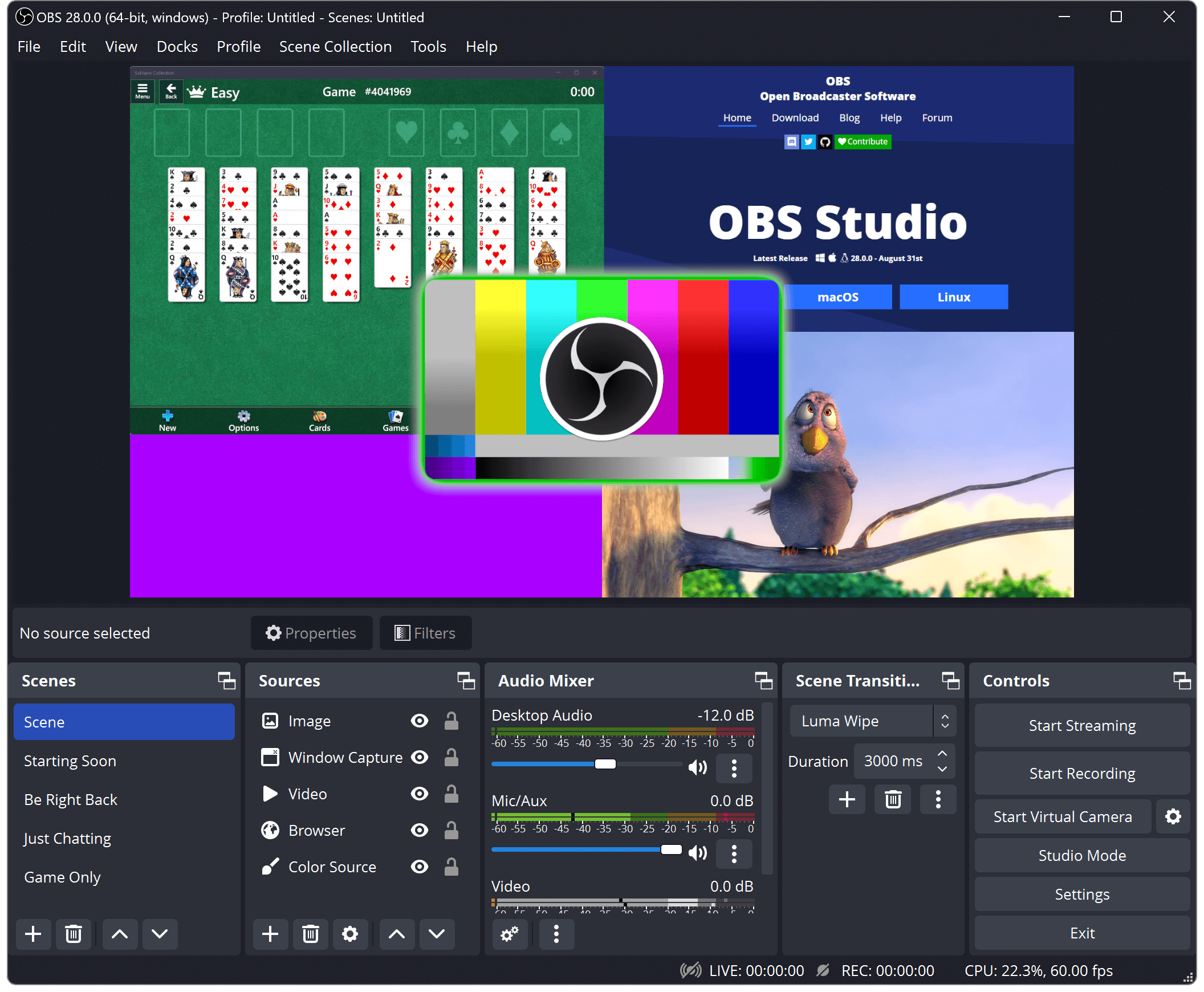 iCam Max支持OBS Studio免费影音串流直播工具
